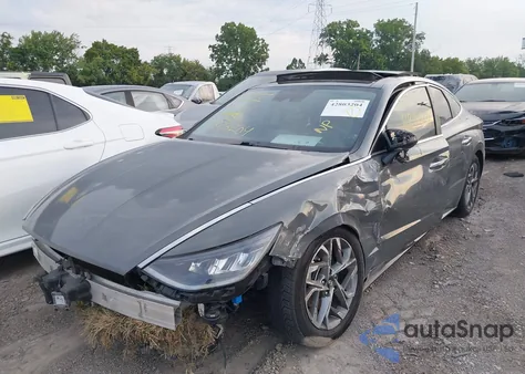 2021 Hyundai Sonata Sel из США, поврежденный, VIN 5NPEF4JA8MH102268